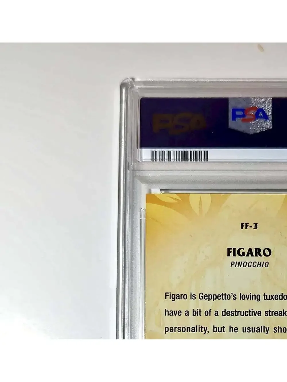Figaro 2025 Topps Disney #FF-3 Furry Friends Card Pinocchio PSA 9